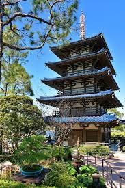 Hōryu Ji Pagoda In Japan At Epcot In Orlando Florida Encircle Photos