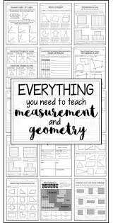 Everything You Need To Teach Measurement And Geometry In Fourth Grade Aligned To The Common Core Standards Als Teaching Geometry Teaching Math Math Notebooks