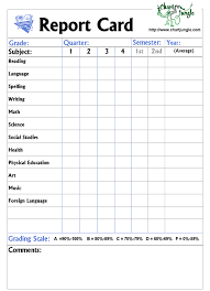 Beneath your labeled spreadsheet, designate a few lines for each semester so you can make a note of any special goals and progress for the homeschool student as. 26 Homeschool Grade Cards Ideas Homeschool Report Card Report Card Template