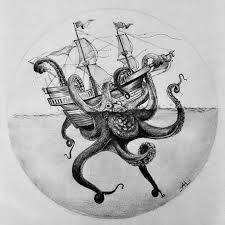 Davy jones art (pirates of the caribbean acrylic block. Pin On Tatuajes