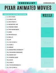 The Pixar Movies Coming To Disney Plus And Which Ones Are Missing Pixar Animated Movies Pixar Movies Disney Movie Marathon
