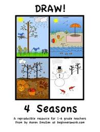 Draw 4 Seasons By Karen Smullen Drawing For Kids Drawing Lessons Early Childhood Curriculums