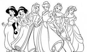 Dibujos Para Colorear De Disney Princesas