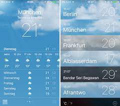 Wettersymbole von arib std b24. Apple Wetter Iphone Ipad App Download Chip