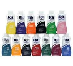Rit Liquid Dye 34 Colours To Choose From Sew It