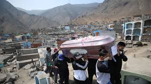 República del perú (help · info)), is a country in western south america.it is bordered in the north by ecuador and colombia, in the east by brazil, in the southeast by bolivia, in the south by chile, and in the south and west by the pacific ocean. Peru Covid Death Toll Almost Triples Highest Per Capita In World Axios