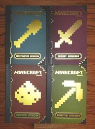 Details About Minecraft Handbook 4 Pack Set Books Essential Book Essentials Minecraft Books