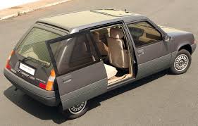 There Was Once A Renault Le Car Concept With Sliding Doors Concept Cars Renault Car
