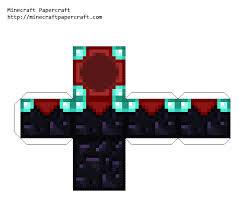 Papercraft Enchantment Table Minecraft Crafts Minecraft Templates Minecraft Printables