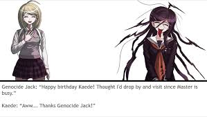 Killing harmony's bonus mode, ultimate talent development plan. Genocide Jack Wishes Kaede A Happy Birthday Album On Imgur