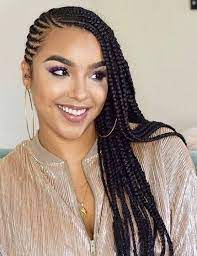 Vous avez le visage rectangulaire d'angelina jolie ou les traits ronds de cameron diaz ? Pin By Merry Loum On Tresses Africaines Braided Hairstyles Braid Styles Hair Styles