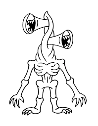 Download this adorable dog printable to delight your child. Siren Head Coloring Pages Coloring Home