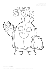 Brawl stars super easy drawing tutorial with a coloring page. How To Draw Spike Super Easy Brawl Stars Drawing Tutorial Draw It Cute