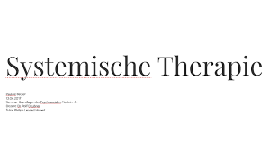 Die paradoxe intervention ist eine methode, die in den 1970er jahren besonders in der systemischen therapie als mittel eingeführt wurde, um paradoxe . Systemische Therapie By Pauline Becker On Prezi Next