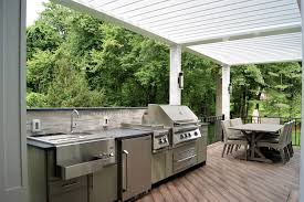 Colorful tiles add southwestern flair and repeat the same colors used throughout the entire outdoor living space. Basking Ridge New Jersey Deck Builder Deck Remodelers