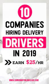 10 Best Delivery Driver Jobs Hiring Near Me 2020 Guide Delivery Driver Jobs Driver Job Online Surveys For Money