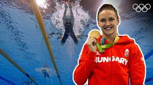 Katinka hosszú (hun) sets the women's 100m backstroke world record with a time of 0:55. Jgjoone2u9yjum