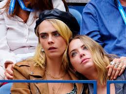 Hot brunette gets caught fingering herself in the bathroom. Ashley Benson And Cara Delevingne Are Having The Classiest Breakup Of All Time Vogue