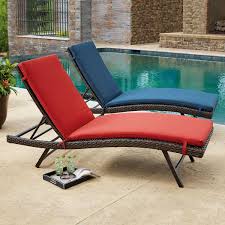Member S Mark 2 Pk Chaise Lounge Cushions In Assorted Colors Chaise Cushions Chaise Lounge Cushions Patio Furniture Covers