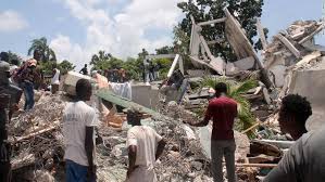 Haiti earthquake recovery efforts underway 12:20. S33ejiml5ntrom