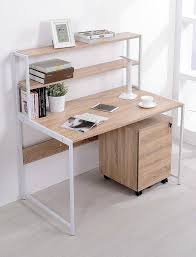 Topsky Computer Desk With Bookshelf Deep Modern Design Computerdesk Bookshelf Desk Trendy Desks Home Office Design