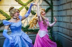 Ericakathrynn13 Cinderella And Aurora By Everythingdisney On Flickr Cute Disney Pictures Disneyland Princess Disney Face Characters