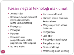 Kepentingan teknologi maklumat dan komunikasi (tmk) penggunaan teknologi dalam pendidikan banyak membantu guru dan murid dalam sesi pengajaran dan pembelajaran.dalam era globalisasi kini bidang pendidikan turut terkesan dengan perubahan yang berlaku samaada kepada. Impak Teknologi Teknologi Maklumat Ke Atas Gaya Dan Kualiti Hidup Ppt Download