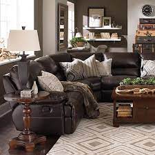 The neatness of a room is controlled by the. Love The Grays With Dark Leather Weathered Wood Door And White Floating S Brown Couch Living Room Leather Couches Living Room Brown Leather Couch Living Room