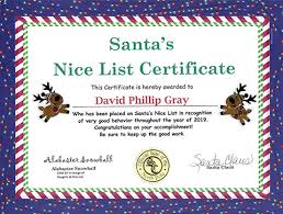 This template has a nice and professional design. Nice List Certificate Template Free 10 Free Cute Letter To Santa Printable Templates Make A List Of The Recipients Coloring Cartoon