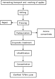 Flow Chart Of The Process For The Production Of Clarified