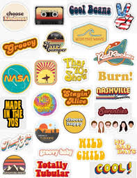 Retro 70 S Sticker Pack Iphone Case Stickers Aesthetic Stickers Tumblr Stickers