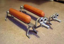 Photo Dachshund Hotdog Holder By Blboise Lurvely Welding Projects Welding Art Metal Projects