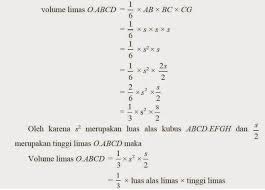 Volume limas = 1/3 x luas alas x tinggi. Rumus Volume Dan Luas Permukaan Limas Serta Contoh Soalnya Lengkap Weschool Id