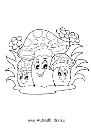 Ausmalbild herbst bilder zum ausmalen. Malvorlagen Pilze Herbst Coloring And Malvorlagan