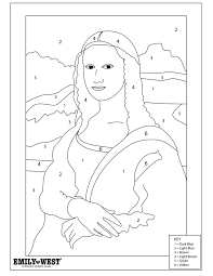 Free printable mona lisa coloring page for kids that you can print out and color. Mona Lisa Coloring Pages