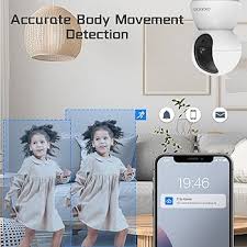 Amazon.com: WiFi Security Camera Indoor,2K Cameras for Home Security,355°  Pan/Tilt Pet Camera for Dog Cat,Compatible with Google Assistant &  Alexa,Night Vision,2-Way Audio,Motion Detection,TF Card & Cloud Storage :  Electrónica