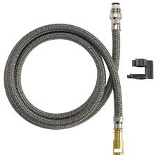 Moen kitchen faucet side sprayer hose replacement. Hose Assembly Pull Out Rp44647 Delta Faucet