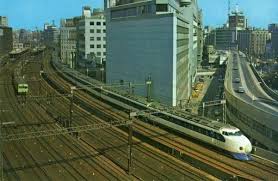 12 07 02 絵葉書 新東京 写真都市 列車の旅 都市 鉄道 写真