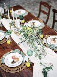Blue orange holiday illustration dinner party menu. Rustic Elegant Tuscan Wedding Inspiration Dinner Party Table Settings Dinner Party Table Dinner Table Setting