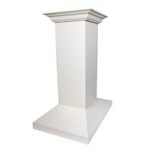 ducted white island range hood