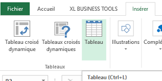 Transformer Vos Plages De Cellules En Table Excel Xl Business Tools