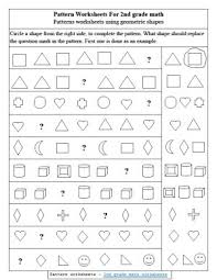 Pattern Worksheets 2nd Grade 2nd Grade Math Worksheets Worksheets 2nd Grade Math