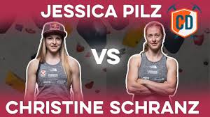 Moreover, she won the world championships in both bouldering and combined. Sport Climbing Style Jessica Pilz Vs Christine Schranz Climbing Daily Ep Youtube