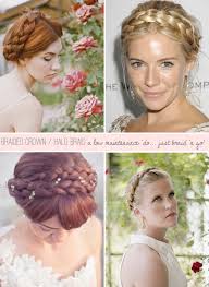 This is such a beautiful and worth trying out every once in a while. Braided Crown Halo Braid Tutorials For Brides