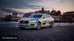 صور هذه أول فولفو V90 ترتدي ملابس الشرطة موقع تيربو العرب Police Cars Volvo Police