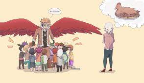 Inside the Mind of a Quiet Girl — kannra21: Kids love Hawks and Fuyumi  thinks this...