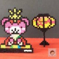 hinamatsuri bonbori アイロンビーズ クラフトのアイデア diy ハンドメイド