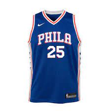 Philadelphia 76ers official nike kids nba swingman jersey m youth simmons 25. Nike Philadelphia 76ers Ben Simmons 2020 21 Kids Swingman Jersey Parfaire Sport