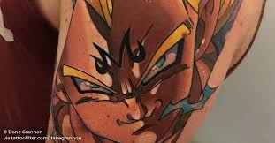 See more of majin tattoo on facebook. Finished This Massive Majin Vegeta Tonight Half Healed