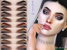703 1 7 did you make this project? The Sims Resource Edith Eyebrows N133
